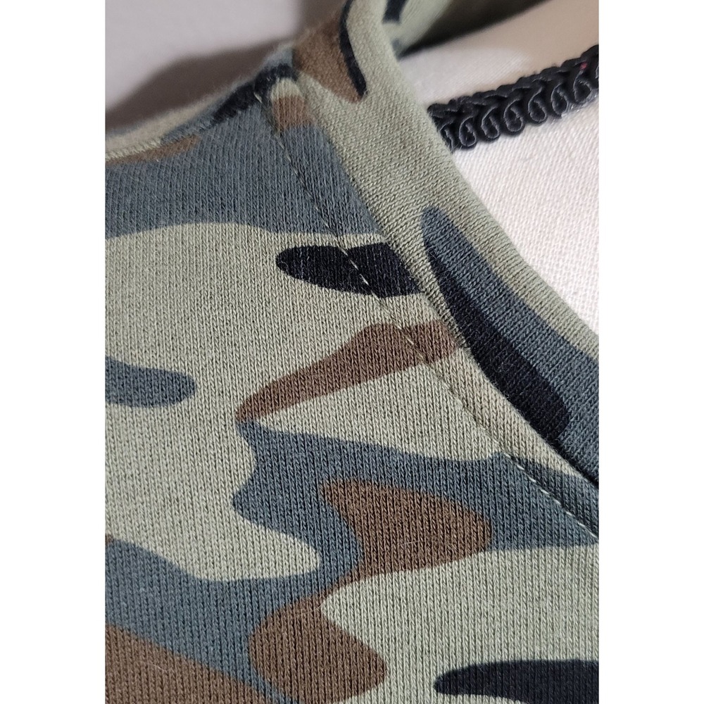 Velvet for Anthropologie Camo Puff Sleeve Tee - Picture 6 of 6